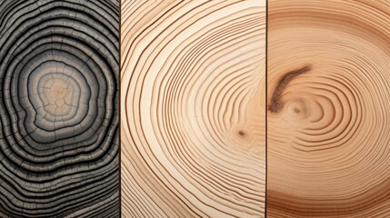 Poster - Detailed shot of a piece of wood, perfect for background use