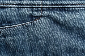 Aufkleber - Close up of blue jeans, versatile image for fashion or casual concepts