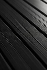 Poster - A simple wooden bench captured in black and white, suitable for various design projects