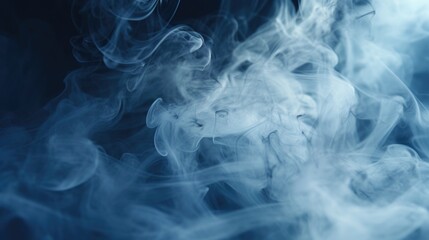 Poster - Close up of smoke in the air, suitable for environmental concepts