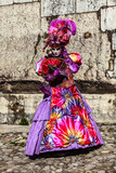 Fototapeta  - Disguised Person - Annecy Venetian Carnival 2014