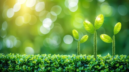 Poster - Sustainable development goals are valid for modern industries. Environmental technology concept that promotes a clean and green planet.