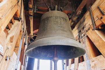 Canvas Print - Royal Bell of Sigismund in Cathedral of Wawel Castle in Krakow city, Poland