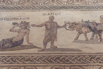 Ikarios mosaic in House of Dionysos, Archaeological Park of Paphos