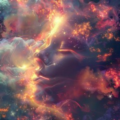 Wall Mural - visualization of realms