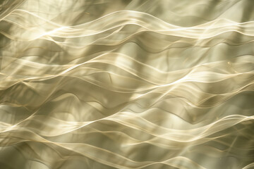 Poster - Light and fabric waves. Abstract colorful background. Created with Generative AI technology.