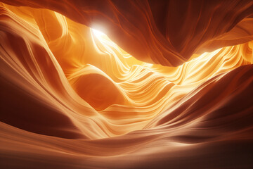 Poster - Surreal colorful canyon landscape. Background image. Created with Generative AI technology.