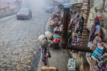 Sticker - Wool products - souvenirs for sale in Sighnaghi town in Kakheti region, Georgia