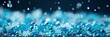 Snowflake banner background - festive christmas winter wonderland xmas backdrop for seasonal design