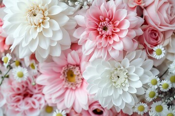 Wall Mural - Pink flowers