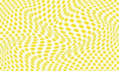 Poster - abstract geometric dot pattern art vector illustration.