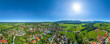 Die Gemeinde Rohrdorf am Inn im Chiemgau im Luftbild
