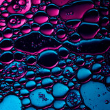 Fototapeta Las - abstract liquid texture with neon colors