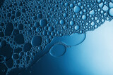 Fototapeta Las - abstract underwater view of air bubbles in water