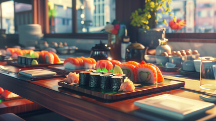 Wall Mural - sushi