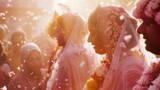 Fototapeta  - Zaślubiny w Indiach.