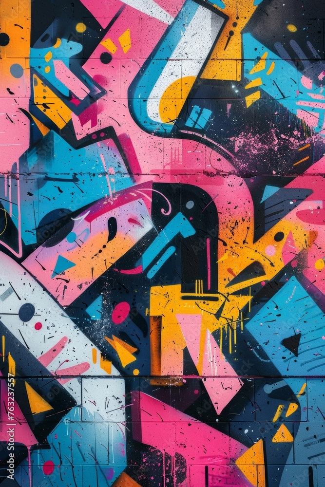 An artistic fusion of modern Gen-Z techniques and classic '80s and '90s ...