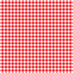 Wall Mural - Red_tablecloth_seamless_pattern