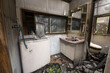 火事にあった洗面所と洗濯機