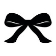 © Adam - black vector ribbon icon on white background