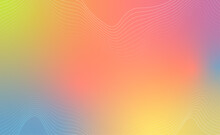 Retro Fluorescent Vibrant Multicoloured Gradient Background