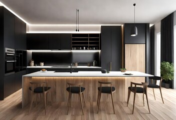 Wall Mural - modern kitchen interior