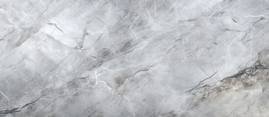 Poster - Marble wall in white and gray tones
