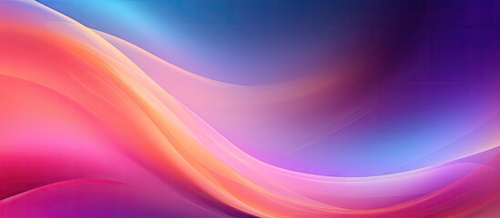 Poster - Abstract colorful background with blurred wave