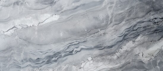 Poster - Marble texture in grey and white shades