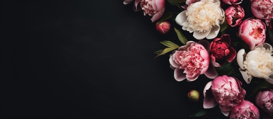 Fototapete - Close-up of pink and white flowers