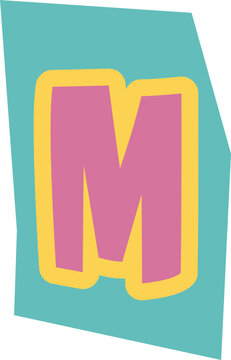 Paper Style Ransom Alphabet