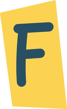 Paper Style Ransom Alphabet