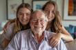 © PHdJ - Grandpa with granddaughters