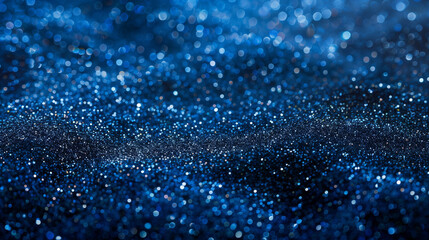 Wall Mural - Dark blue glitter 