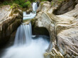 Wasserfall in der Groppensteinschlucht, Raufen, Mölltal, Kärnten, Österreich