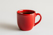 World Hemophilia Day coffee mug, colorful ceramic red cup on white background, design