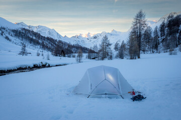 Bivouac au col de Larche 