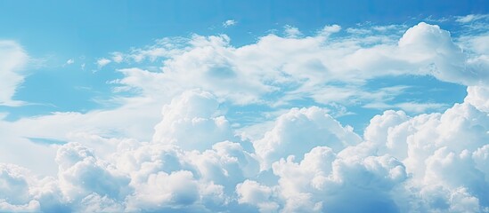 Poster - Large cloud formation above ocean