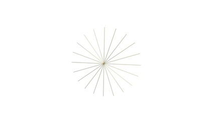 3d Geometric shape, circle design element rendering, 4K motion Video Element
