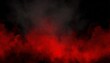 grunge dark horror black background with bright red mist smoke halloween goth design