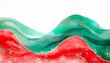 christmas wave watercolor red green wavy abstract illustration abstract colorful holiday wave art background for winter travel modern minimalist paint backdrop for merry christmas web copy space