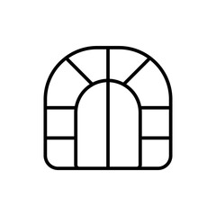 archway line icon