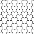 Abstract hexagon background. Technology polygonal design. Digital futuristic minimalism. Vector