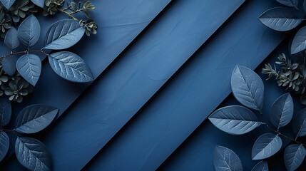 Abstract blue wallpaper, photo backdrop, modern luxury dark background, contemporary decoration 