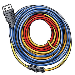 Canvas Print - Extension Cord Cartoon , Isolated On Transparent, PNG, HD