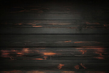 Black and Orange Dark wood wall wooden plank board texture background with grains and structures