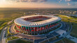  Aerial Photography of Soccer Stadium