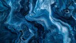 Oceanic Whispers: A Vibrant, Realistic Marble Ink Texture With Swirling Patterns of Blue, Emulating the Mysterious Depths of the Ocean.