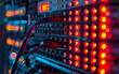 © Harry - Server room with cables and lights
