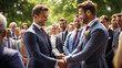 © Paul Peery - Elegant Same-Sex Marriage Ceremony Outdoors